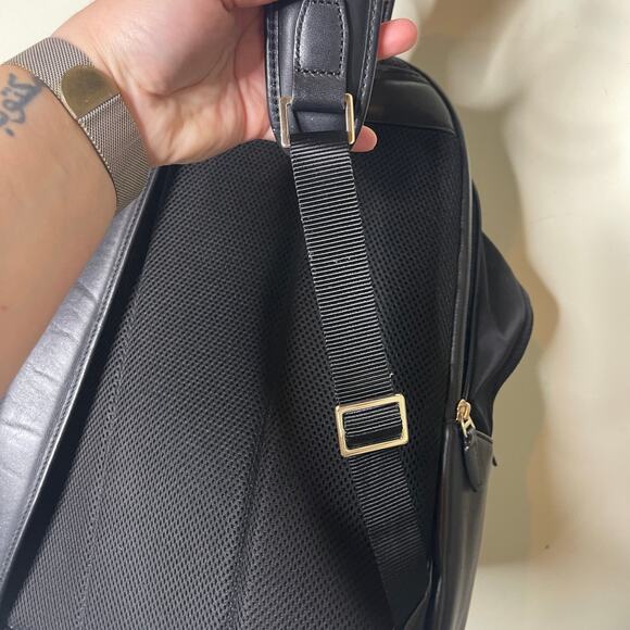 ISM THE BACKPACK Black Leather and Nylon - Picture 7 of 11